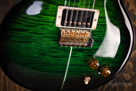 PRS Santana Green Fade Smokeburst 10-Top