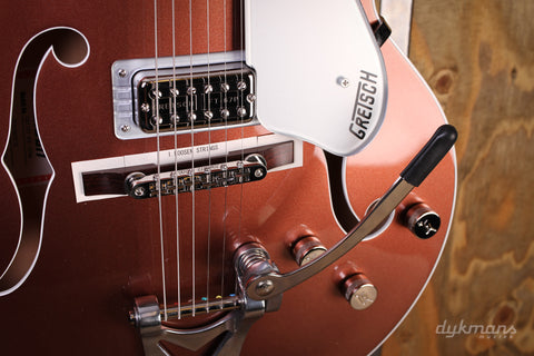 Gretsch G6118T Players Edition Anniversary Two-Tone Copper Metallic