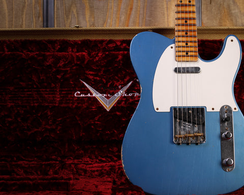 Fender Custom Shop 1951 Telecaster Relic Aged Lake Placid Blue Limited