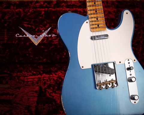 Fender Custom Shop 1951 Telecaster Relic Aged Lake Placid Blue Limited