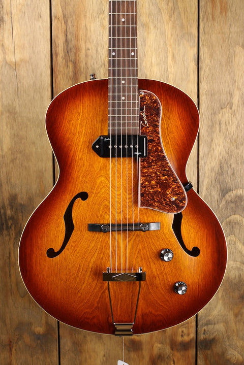 Godin 5th Avenue Kingpin P90 Cognac Burst