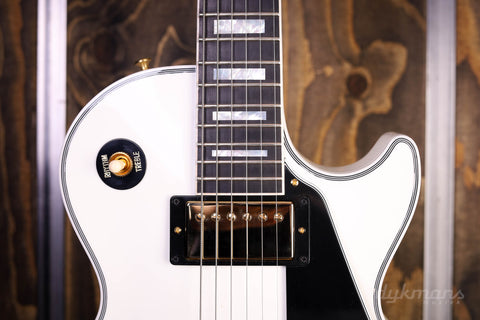 Gibson Custom Shop Les Paul Custom Ebony Fingerboard Alpine White