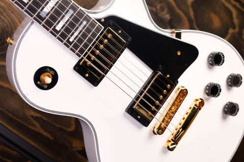 Gibson Custom Shop Les Paul Custom Ebony Fingerboard Alpine White