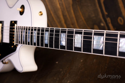 Gibson Custom Shop Les Paul Custom Ebony Fingerboard Alpine White