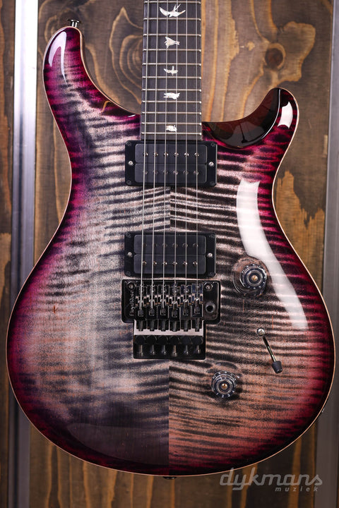 PRS Wood Library Custom 24 "Floyd" Charcoal Purpleburst