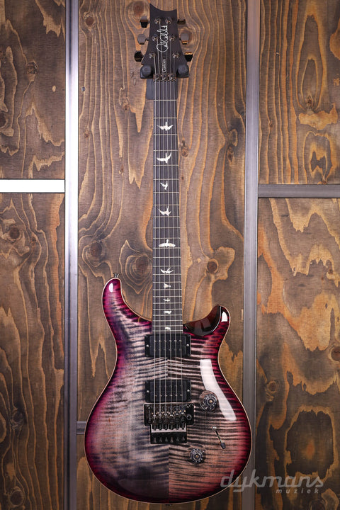 PRS Wood Library Custom 24 "Floyd" Charcoal Purpleburst