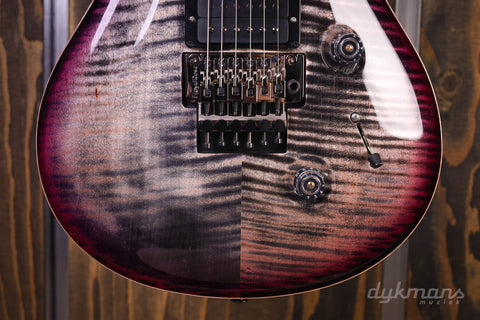 PRS Wood Library Custom 24 "Floyd" Charcoal Purpleburst