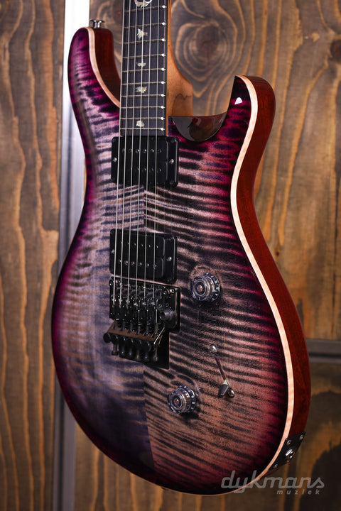 PRS Wood Library Custom 24 "Floyd" Charcoal Purpleburst