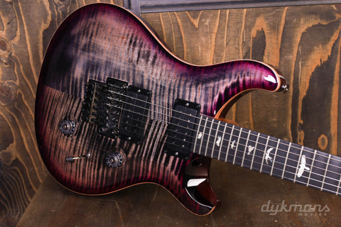 PRS Wood Library Custom 24 "Floyd" Charcoal Purpleburst