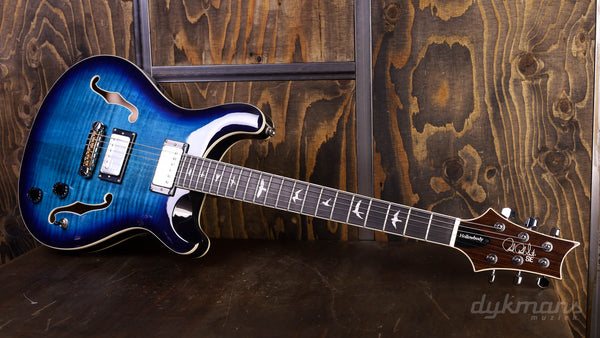PRS SE Hollowbody II Faded Blue Burst