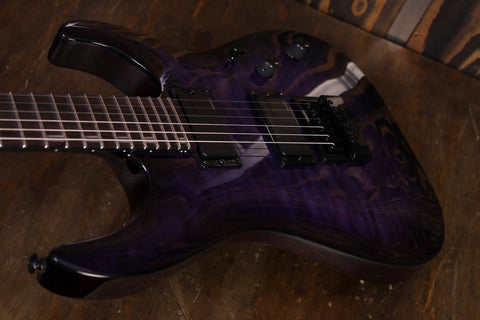 LTD H-1000 EVERTUNE QMSTPSB SEE THRU PURPLE SB