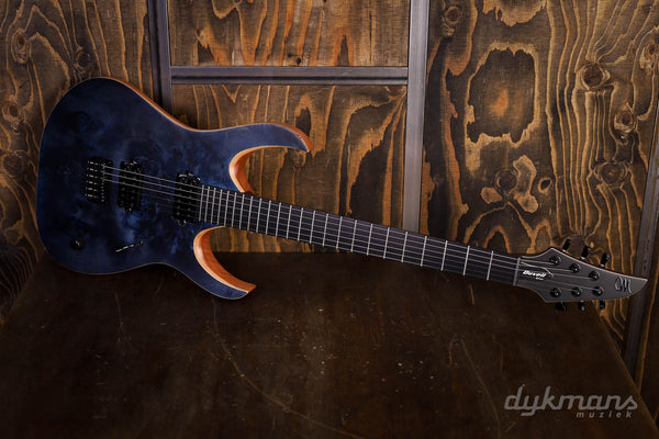Mayones Duvell 6 Elite Dirty Blue Burst Satin