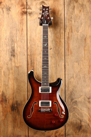 PRS SE Hollowbody II Piezo Black Gold Burst (with LR Baggs system)