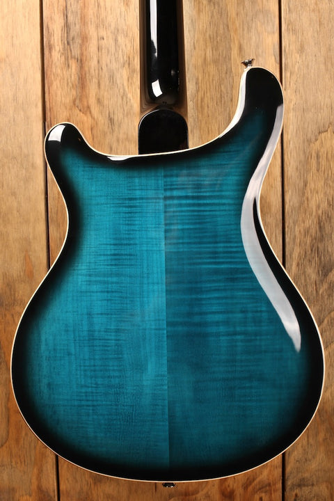 PRS SE Hollowbody II Piezo Peacock Blue Smokeburst (with LR Baggs system)