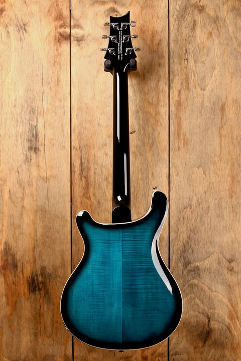 PRS SE Hollowbody II Piezo Peacock Blue Smokeburst (with LR Baggs system)