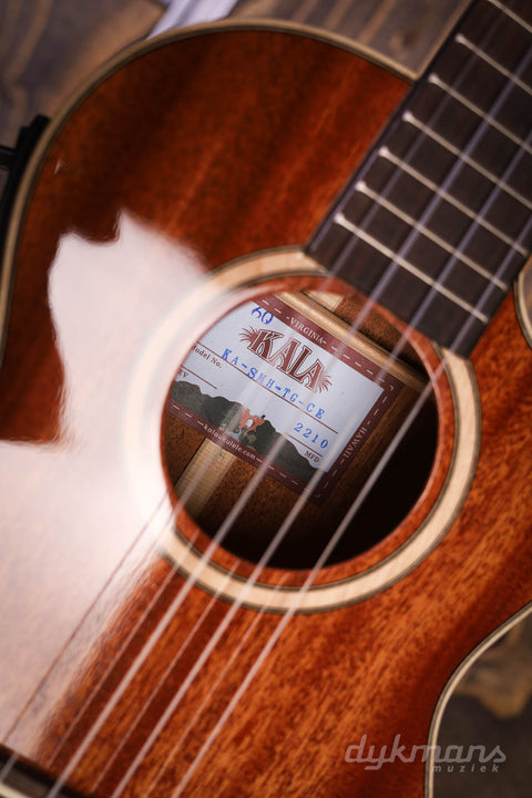 Kala Tenor Ukulele All Solid Mahogany Cutaway /EQ