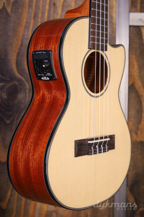 Kala Tenor Ukulele Solid Top Spruce Gloss with Cutaway