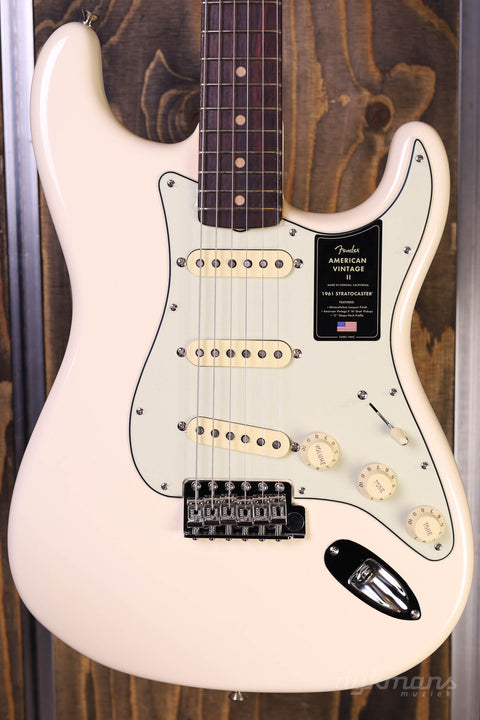 Fender American Vintage II '61 Stratocaster Olympic White