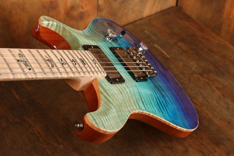 PRS Wood Library Custom 24 Blue Fade (Limited) #0310629