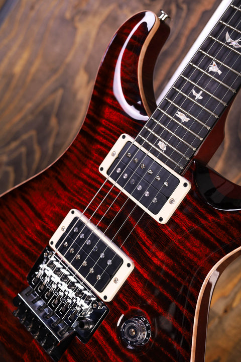 PRS Custom 24 "Floyd" Fire Red 10-Top