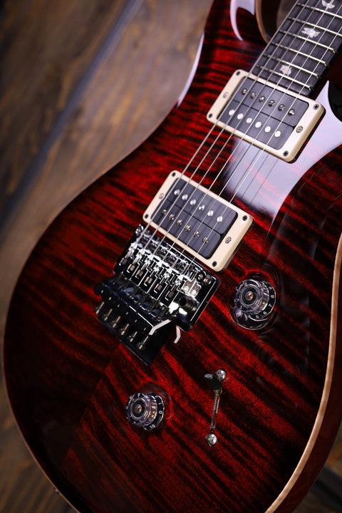 PRS Custom 24 "Floyd" Fire Red 10-Top