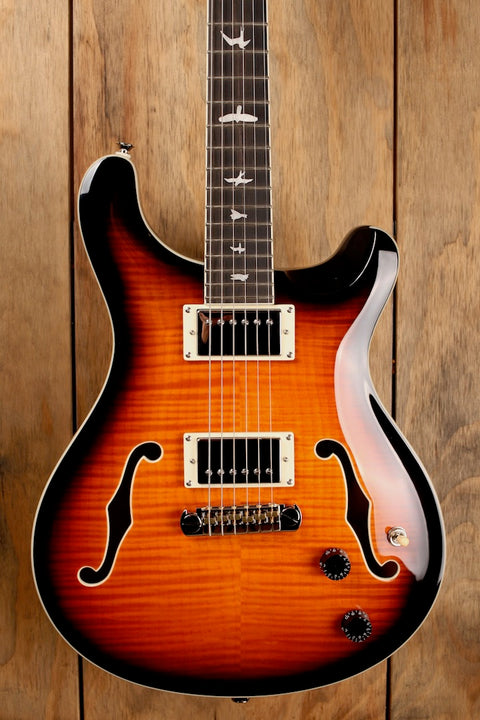 PRS SE Hollowbody II Tri-Colour Sunburst