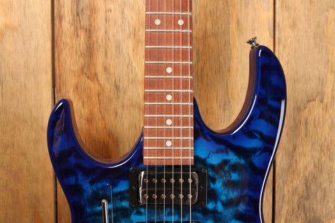 Ibanez GRX70QAL Transparent Blue Burst (Left Handed)