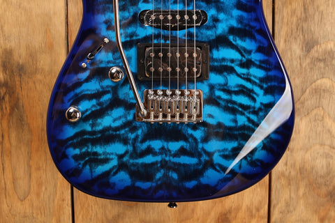 Ibanez GRX70QAL Transparent Blue Burst (Left Handed)