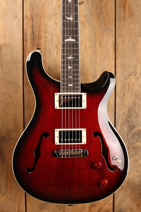 PRS SE Hollowbody Standard Fire Red Burst