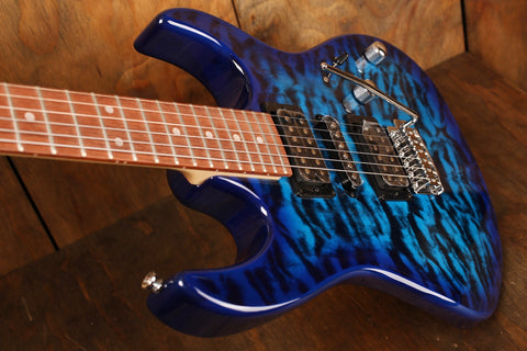 Ibanez GRX70QA Transparent Blue Burst