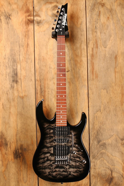 Ibanez GRX70QA Transparent Black Sunburst