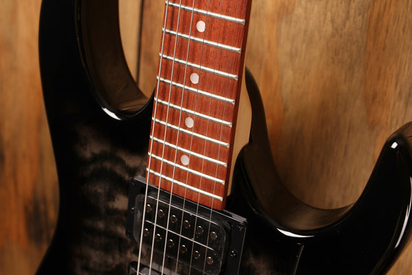 Ibanez GRX70QA Transparent Black Sunburst