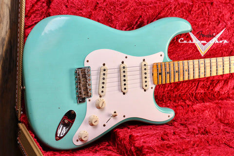 Fender Custom Shop 1957 Stratocaster Journeyman Relic Aged Sea Foam Green