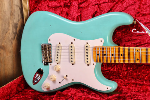 Fender Custom Shop 1957 Stratocaster Journeyman Relic Aged Sea Foam Green